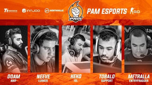 PAM eSports presenta a su nuevo equipo de CS:GO