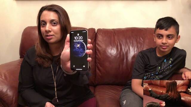 Un nio de 10 aos engaa al Face ID del iPhone X de su madre