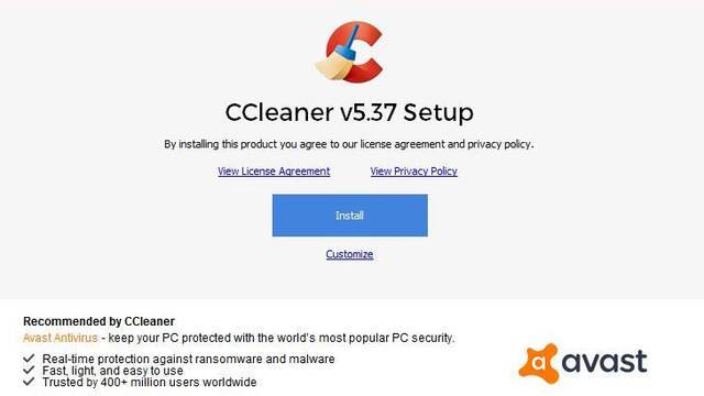 Vuelve la polmica con CCleaner al instalarte de forma forzosa el antivirus Avast