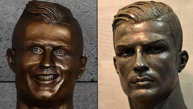 Estos son los mejores memes de la nueva escultura de Cristiano Ronaldo