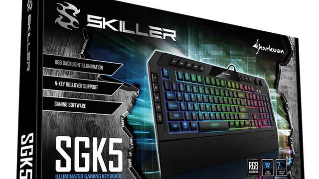 Sharkoon presenta su nuevo teclado para jugadores de membrana: SKILLER SGK5