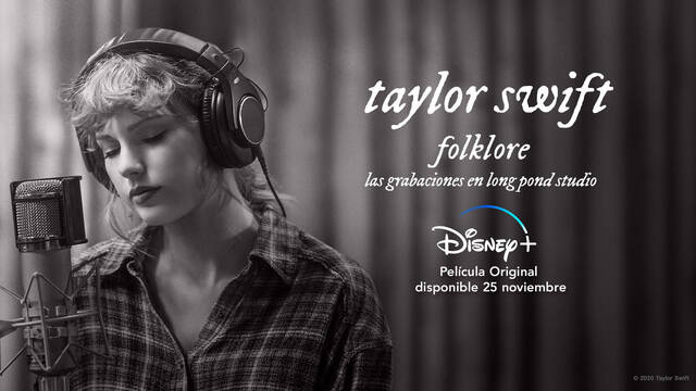 Disney+ estrena maana un especial sobre Taylor Swift centrado en su disco 'folklore'