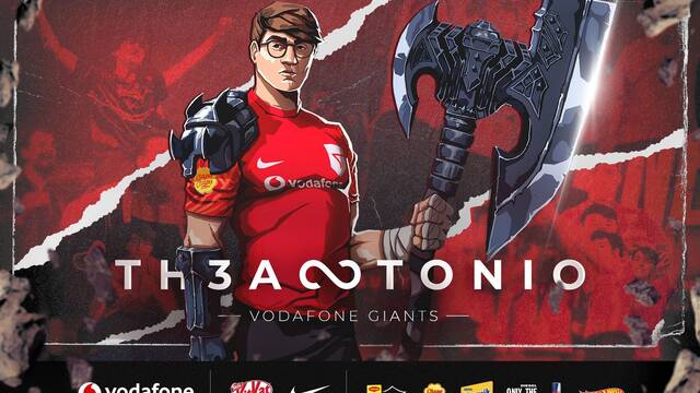 Th3Antonio renueva con Vodafone Giants y extiende su leyenda