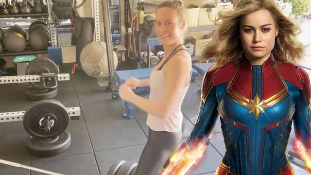 Capitana Marvel 2: Brie Larson demuestra su fuerza con un nuevo entrenamiento
