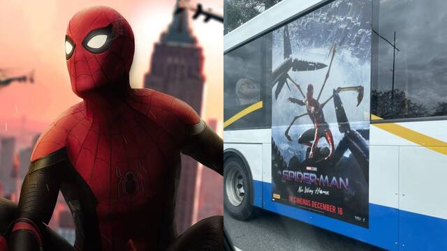 Spider-Man: No Way Home empieza a invadir las calles con sus psters