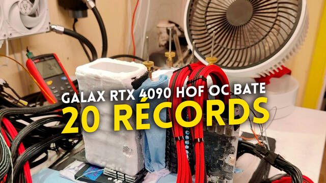 La Galax RTX 4090 HOF rompe 20 récords mundiales tras alcanzar los 3,82 GHz