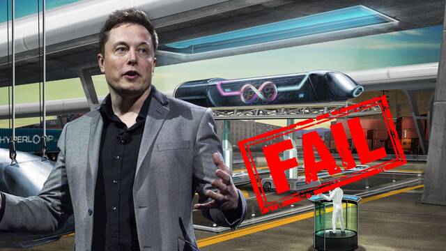 El prototipo de Hyperloop será un parking y es otro fracaso de Elon Musk