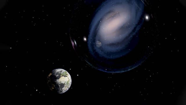 Descubren en Cantabria una galaxia que podr�a ser la gemela de nuestra V�a L�ctea en los confines del universo