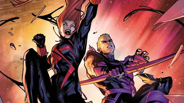 Viuda Negra y Hawkeye protagonizan una nueva serie de Marvel llena de espas y secretos para celebrar su aniversario