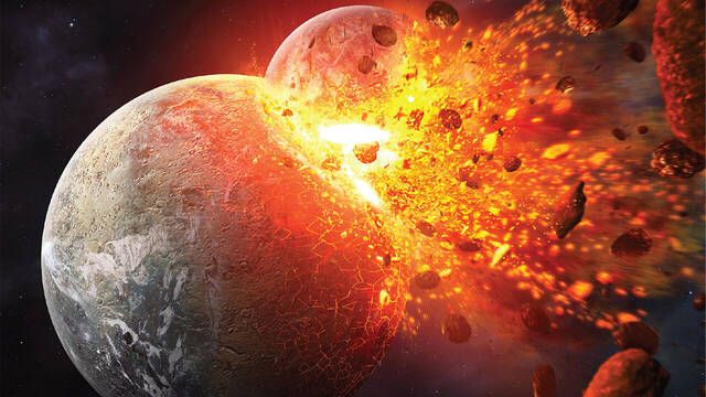 Los restos del planeta aliengena encontrado dentro del ncleo de la Tierra, revolucionan el origen de la luna