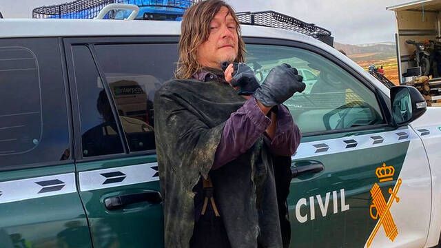 Norman Reedus tiene un 'encontronazo' con la Guardia Civil mientras rueda 'The Walking Dead' en Espaa