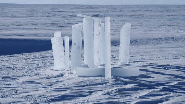 Hallan en la Ant�rtida hielo 'f�sil' de hace m�s de 6 millones de a�os y su composici�n inquieta a la comunidad cient�fica