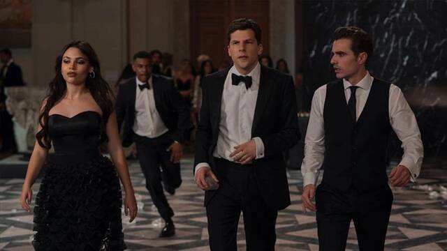 'Ahora me ves 3' triunfa en taquilla gracias a su reparto lleno de estrellas y vence a 'The Running Man' de Glen Powell