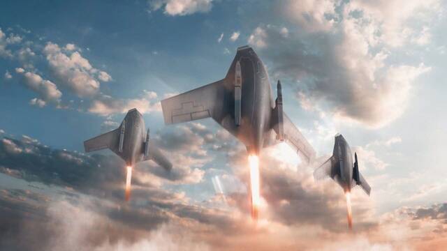 El nuevo caza con IA X-BAT: una 'bestia invisible' con alcance de 2000 millas y un 70% ms barata que un caza de 5 generacin