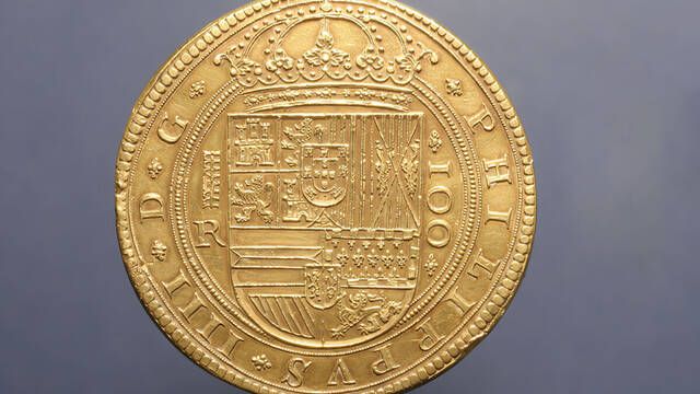Subastan por 2,4 millones de euros un cent�n de 1609 que se ha convertido en la moneda espa�ola m�s cara de la historia