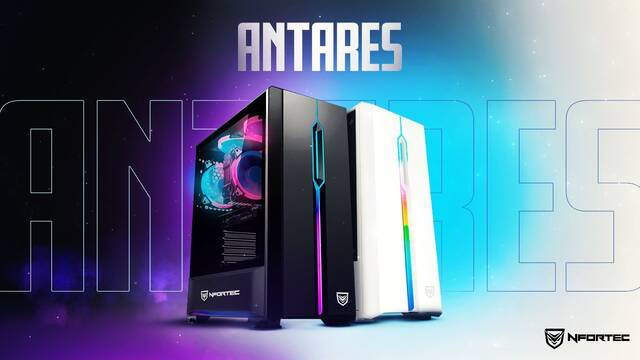 Nfortec presenta su nueva caja Antares con iluminacin RGB