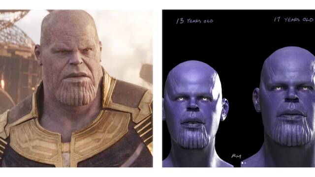 Vengadores: As era el extrao Thanos joven de Endgame