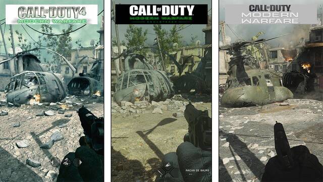 As ha sido la evolucin grfica del mapa Crash de Call of Duty: Modern Warfare