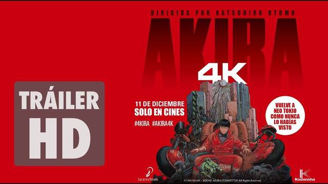 El mundo distpico de Akira vuelve a los cines espaoles en calidad 4K