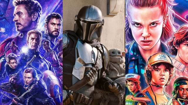 The Mandalorian, Avengers y Stranger Things son las sagas y licencias ms valoradas