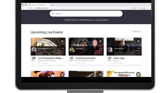 Gotmy, la plataforma que ayuda a los creadores de contenido a monetizar sus vídeos y directos