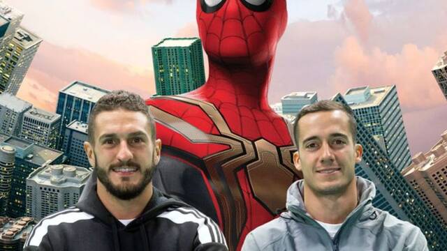 Lucas V�zquez y Koke se lucen en 'El partido por el multiverso' de Spider-Man: No Way Home