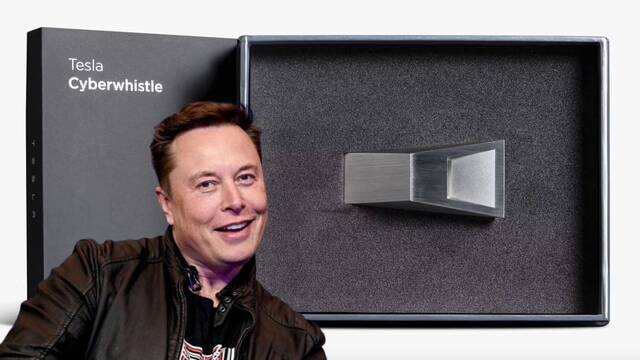 El silbato de Tesla con forma del famoso Cybertruck se agota en minutos