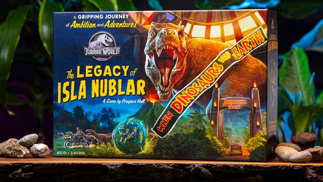 El juego de mesa de 'Jurassic Park' llega en 2022 con dinosaurios, tablero gigante y más