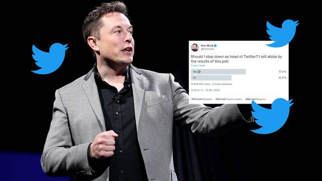 Elon Musk plantea su renuncia de Twitter con una encuesta vinculante