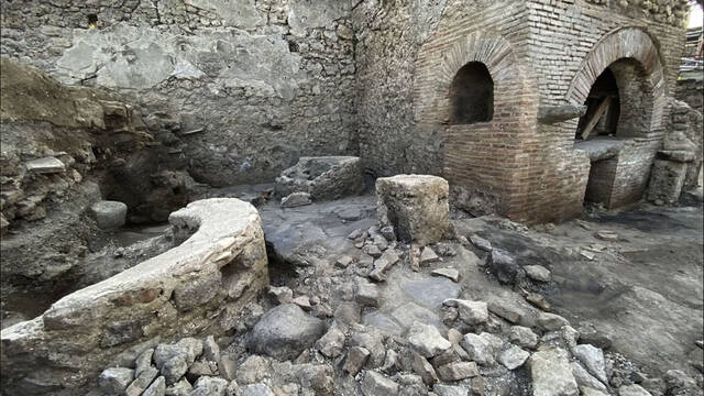 Descubren en Pompeya un antiguo establecimiento del imperio romano que esclavizaba a sus trabajadores