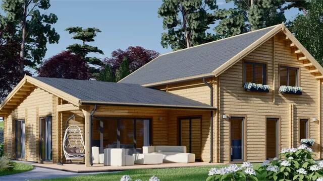 La casa prefabricada de 180 m2 que arrasa en Espaa: 5 habitaciones y una enorme terraza por menos de 60.000 euros