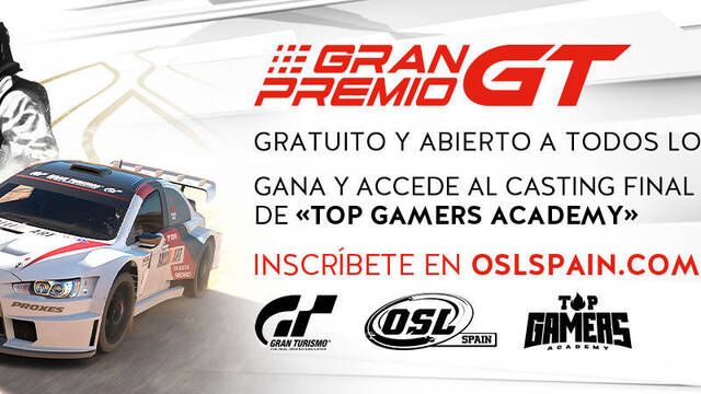 OSL Spain lanza su nuevo Gran Premio GT con acceso al casting final de Top Gamers Academy