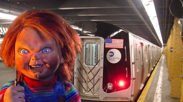Chucky aterroriza el metro de Nueva York en un vídeo que se vuelve viral