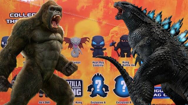 Godzilla vs Kong: Nuevas figuras nos adelantan detalles de los monstruos del film