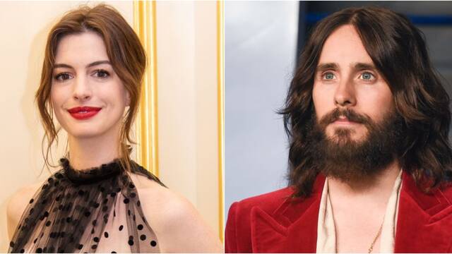 Anne Hathaway y Jared Leto juntos en la serie WeCrashed para Apple