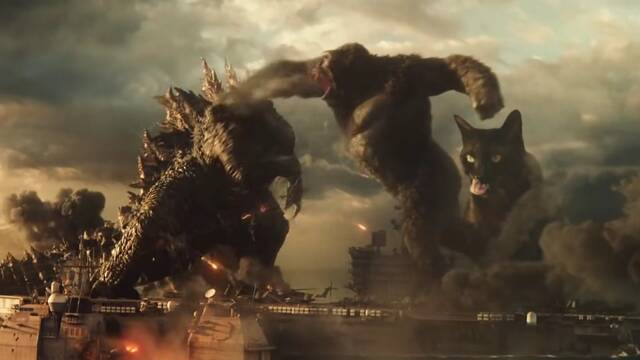 Cuela a su gato en el brutal triler de Godzilla vs. Kong