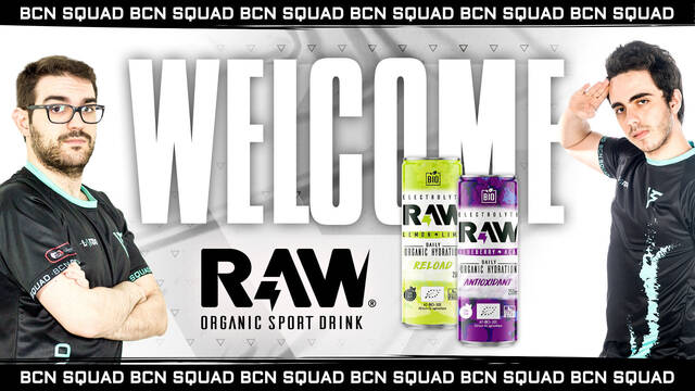 BCN Squad llega a un acuerdo de patrocinio con RAW Superdrink