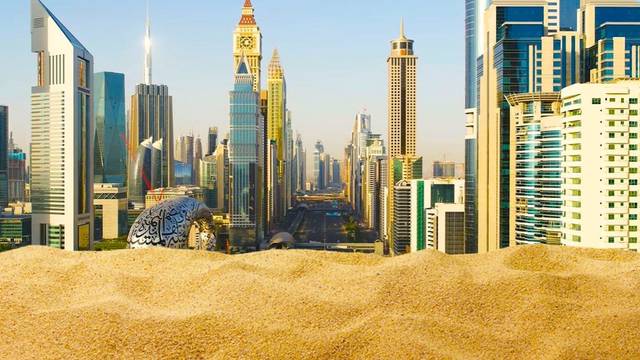 Dubái lucha por no ser engullida por la arena del desierto y su futuro peligra