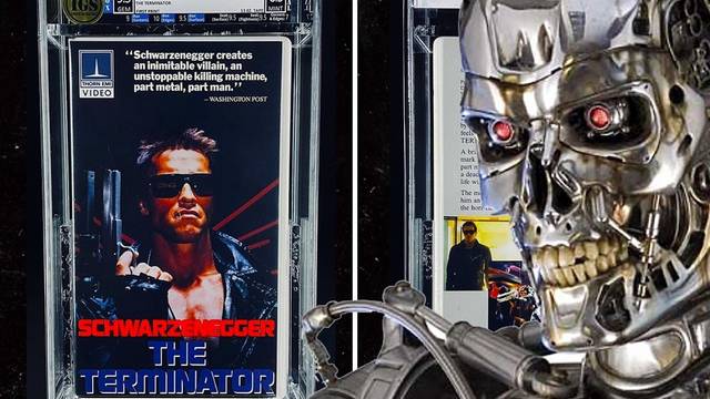 Se vende una copia VHS de 'The Terminator' por 28.650 euros