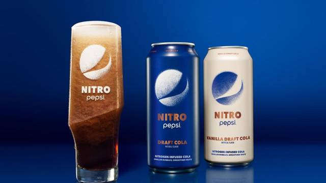 Pepsi se reinventa y lanza NITRO, un nuevo refresco infusionado con nitrógeno