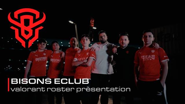 BISONS ECLUB anuncia su equipo de Valorant para la VRL Spain: Rising