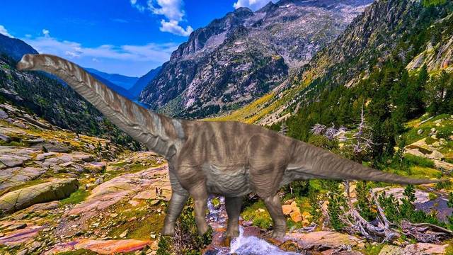 Descubierto un gigantesco dinosaurio que recorrió el Pirineo catalán