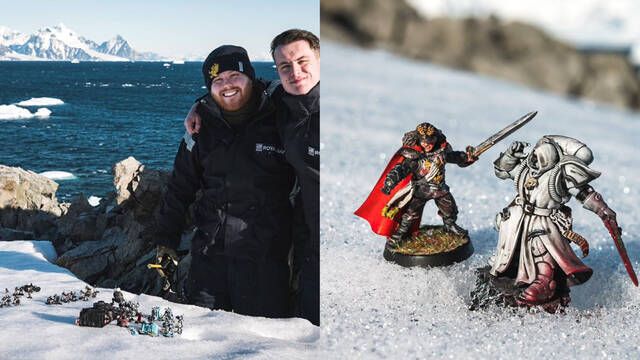 Esta épica partida de Warhammer 40.000 en la Antártida se vuelve viral y Games Workshop la aplaude