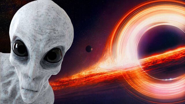 Son los agujeros negros discos duros aliengenas? Un estudio lo afirma