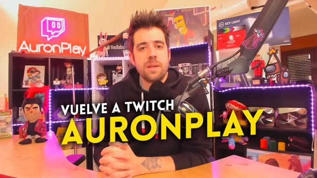 Auronplay regresa por sorpresa a Twitch para los Squid Craft Games 2