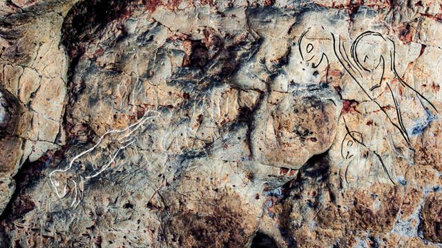 En una cueva de Espaa se encuentra una de las representaciones ms antiguas de un pene y se pint hace ms de 30.000 aos
