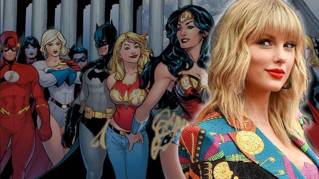 Un superhroe de la la Liga de la Justicia de DC rinde homenaje al prximo nuevo disco de Taylor Swift