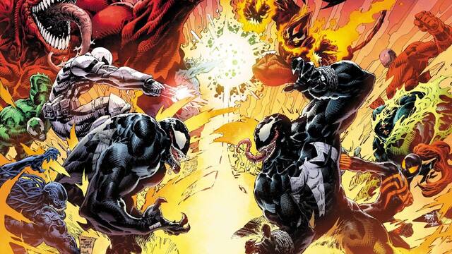 Marvel anuncia una nueva 'Civil War' centrada en Venom y sus variantes: la 'Venom War' llega en verano