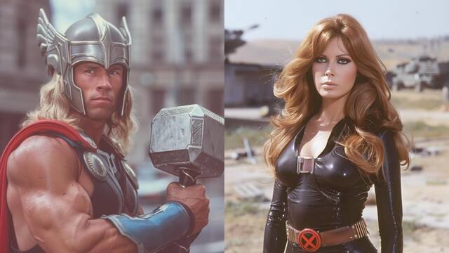 As luciran Arnold Schwarzenegger, Jane Fonda y otras estrellas de Hollywood como superhroes de Marvel segn una IA