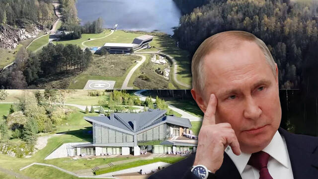 Así es la mansión secreta de Putin, a 30 km de Finlandia y con un sistema de defensa antiaéreo